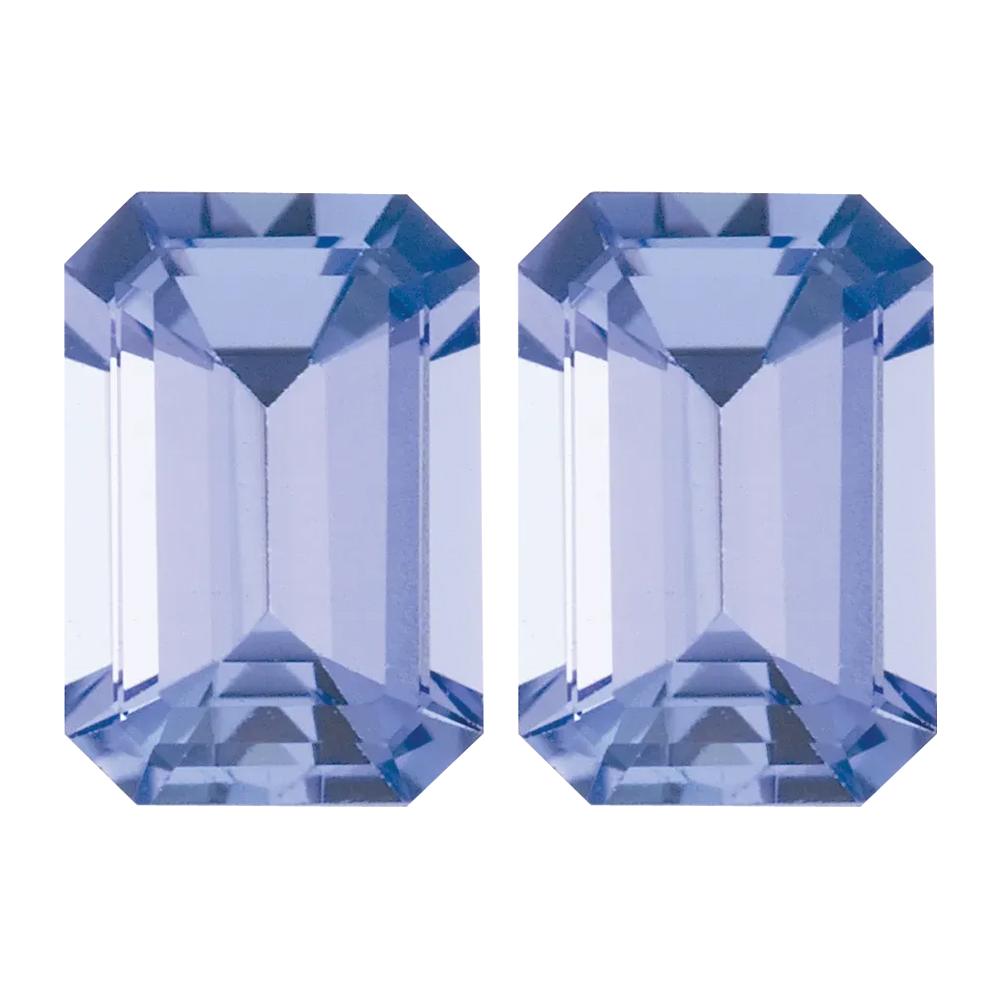 Natural Tanzanite Emerald Cut