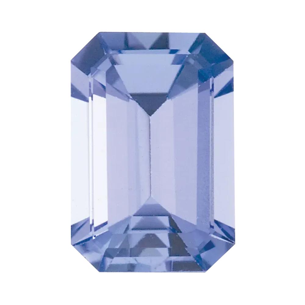 Natural Tanzanite Emerald Cut