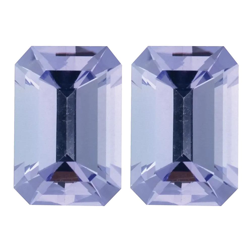 Natural Tanzanite Emerald Cut