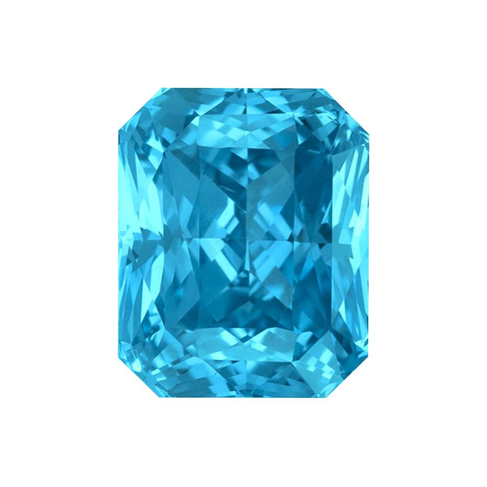 Swiss Blue Topaz Emerald Radiant Cut