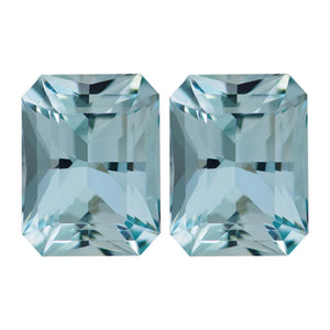 Natural Aquamarine Emerald Radiant Cut