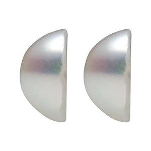 Half Round White Cultured Seed Pearl