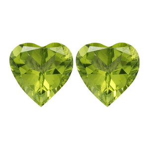 Natural Heart Shape Loose Peridot