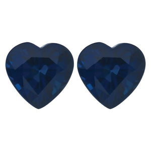 Natural Heart Loose Blue Sapphire