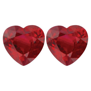 Natural Heart Loose Ruby