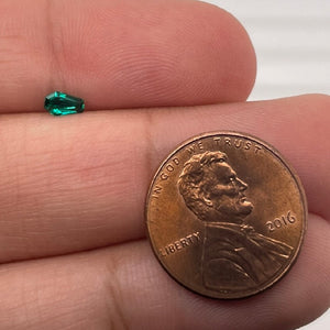 Lab Created Emerald Coffin shape