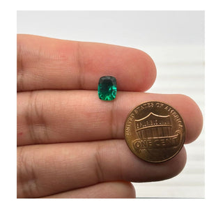 Elongated Cushion Concave Best Lab Created Emerald