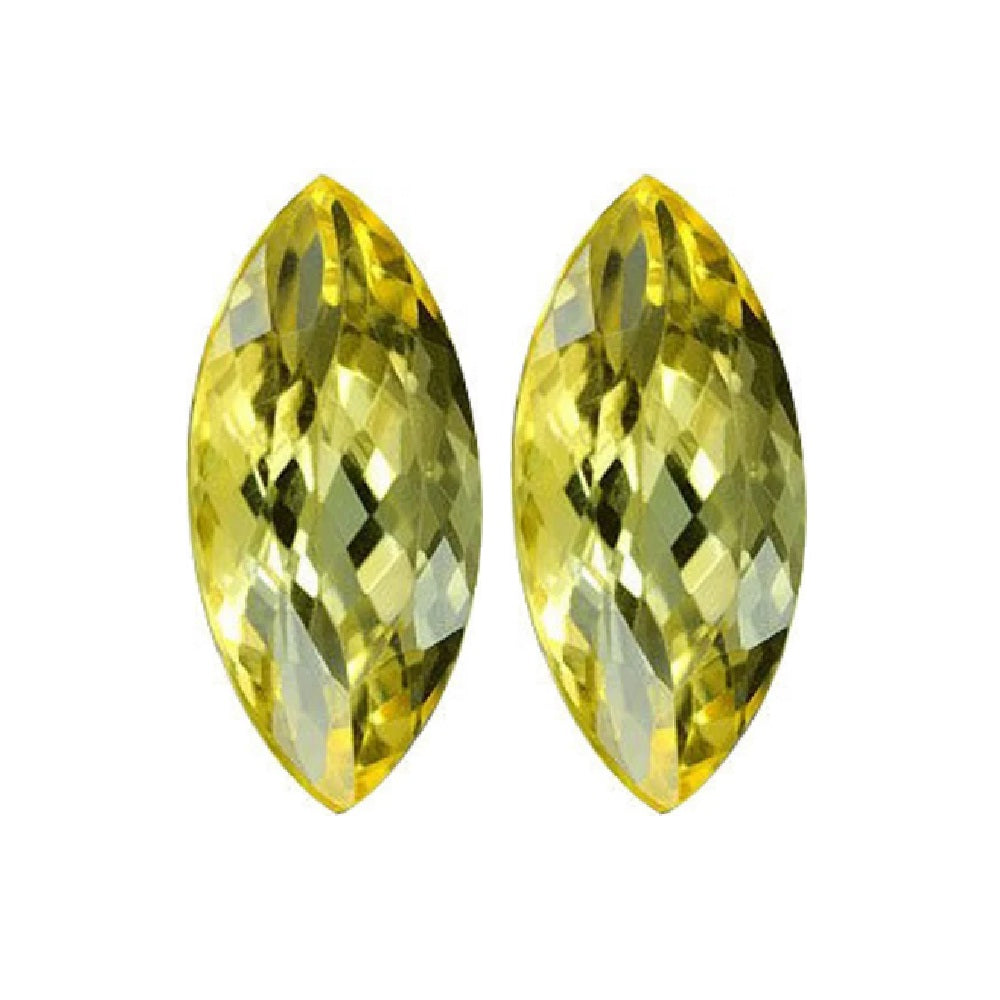 Natural Yellow Beryl Marquise Cut