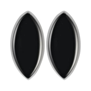 Natural Loose Marquise Buff Top Black Onyx