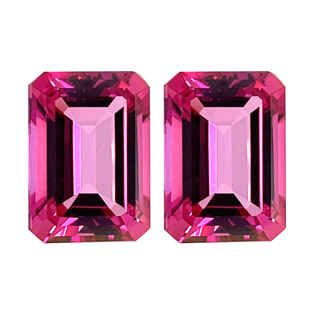 Natural Loose Emerald Mystic Pink Topaz