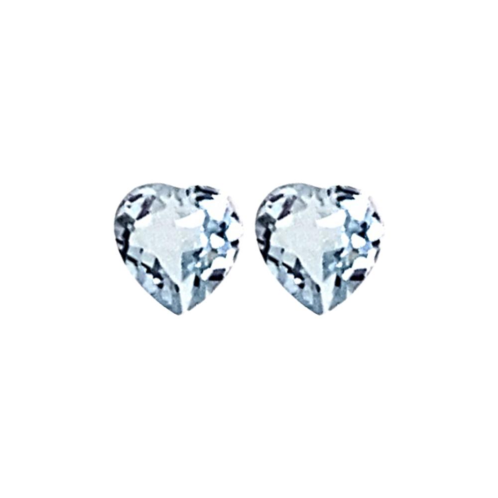 Heart Cut Loose Sky Blue Topaz