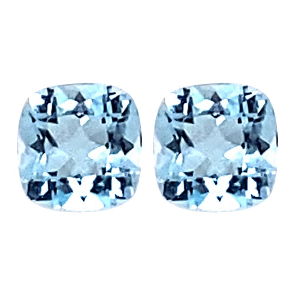 Cushion Cut Loose Sky Blue Topaz