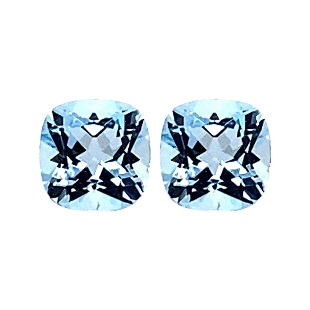 Cushion Cut Loose Sky Blue Topaz