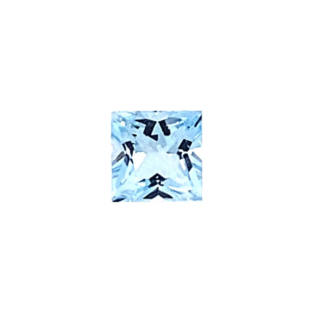 Princess Cut Loose Sky Blue Topaz