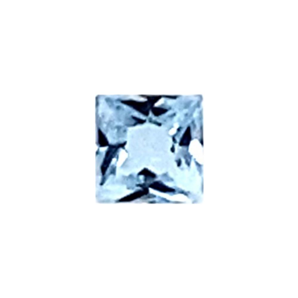 Princess Cut Loose Sky Blue Topaz