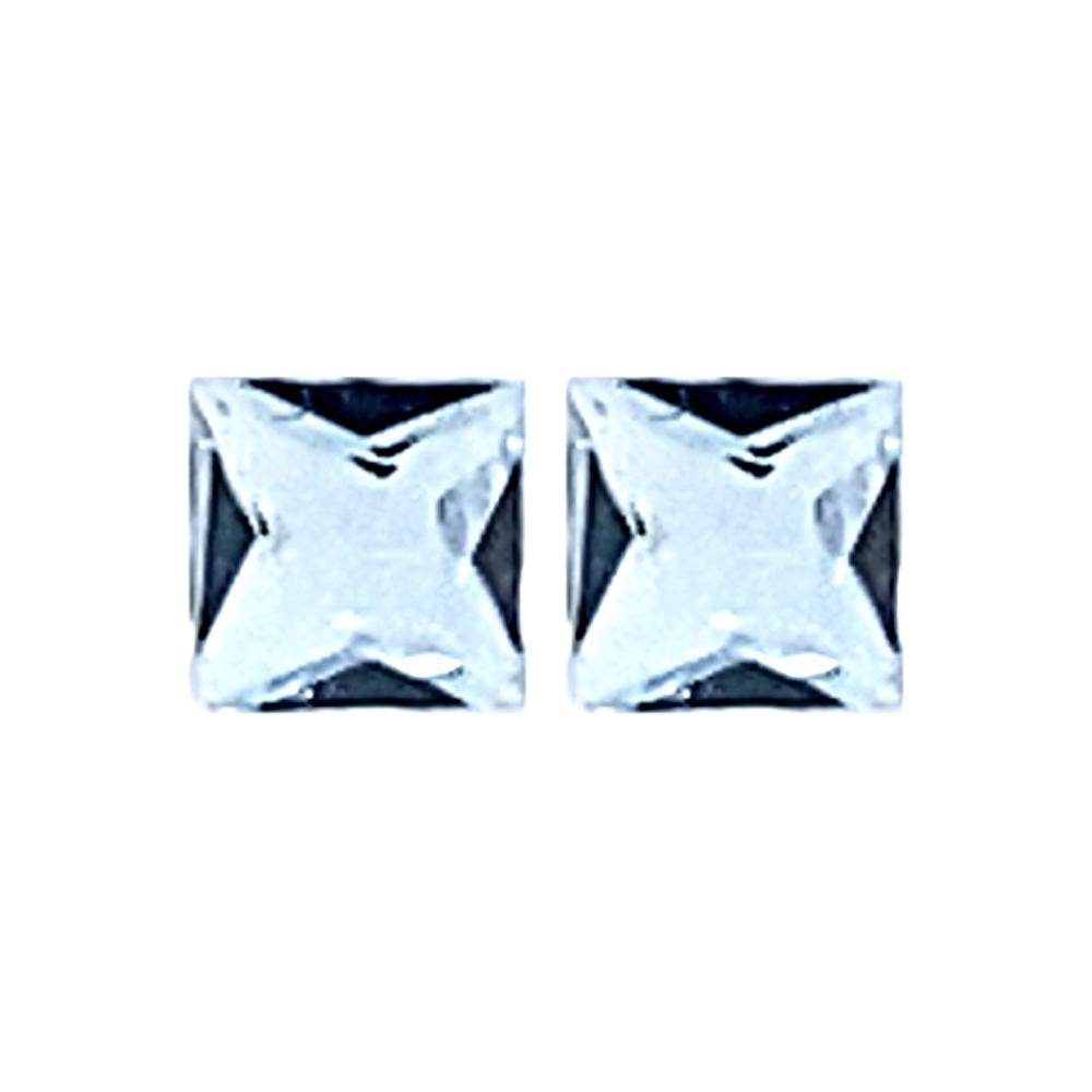 Princess Cut Loose Sky Blue Topaz