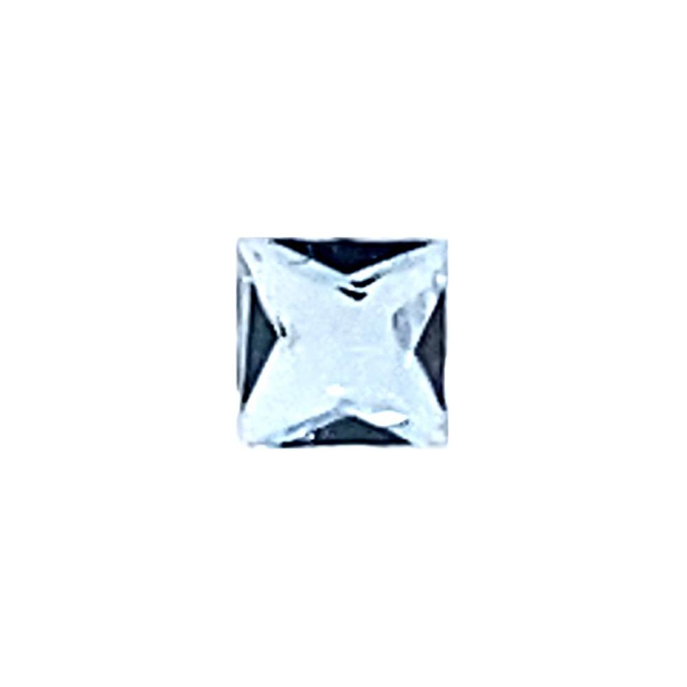 Princess Cut Loose Sky Blue Topaz