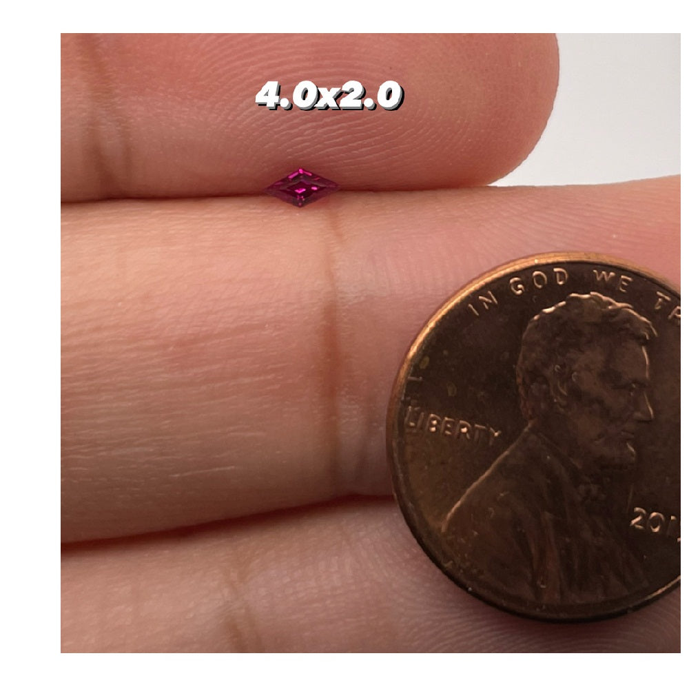 4x2MM(Weight range-0.05-0.07 each stone)