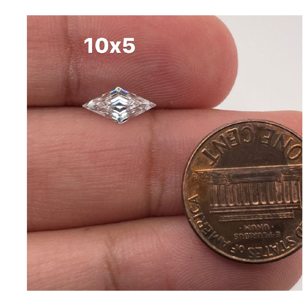 10x5mm(Weight range - 0.65-0.72 each stone)