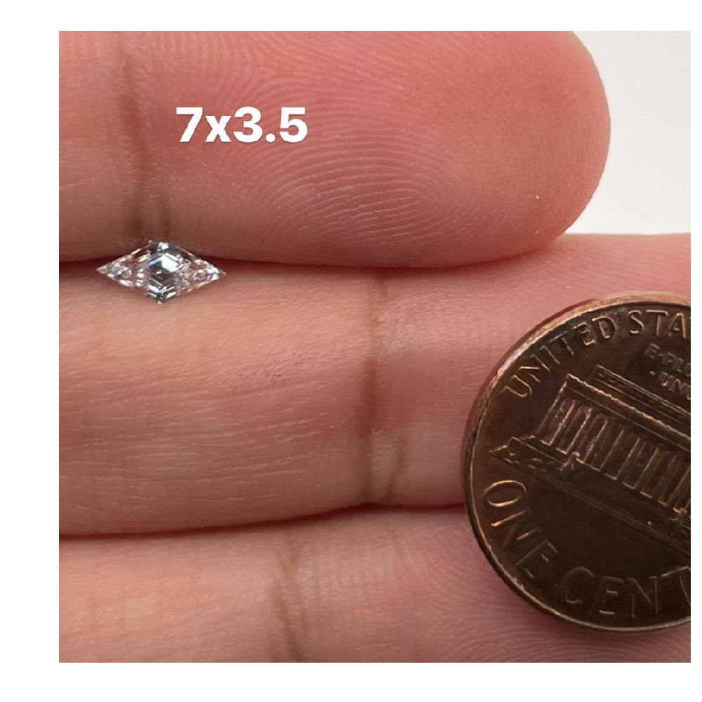 7x3.5mm(Weight range - 0.23-0.26 each stone)