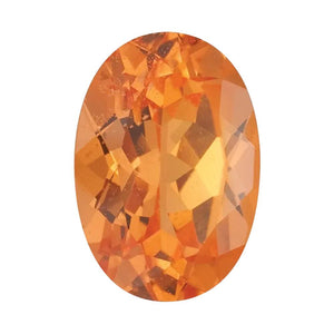 Orange Garnet Oval Cut