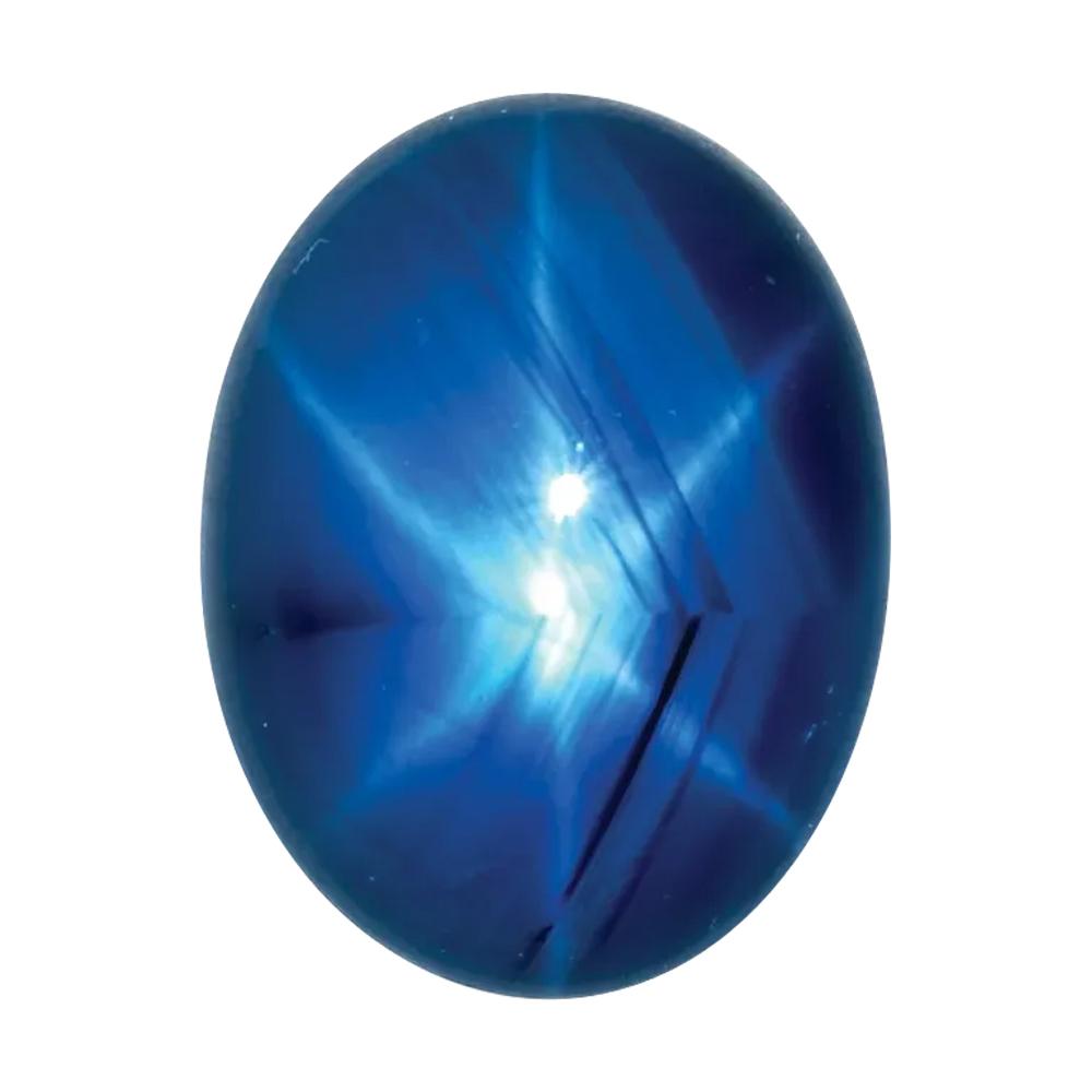 Oval Cabochon Better Blue Star Sapphire