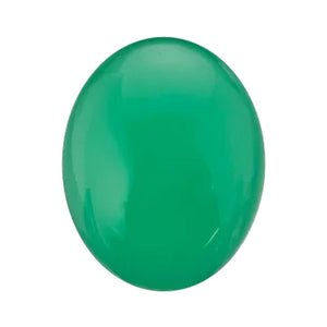 Natural Chrysoprase Oval Cabochon Cut