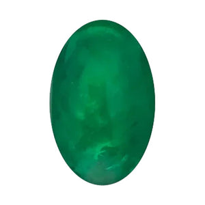 Natural Emerald Oval Shape AA Calibrated Cabochon Available in 5x3MM-6x4MM