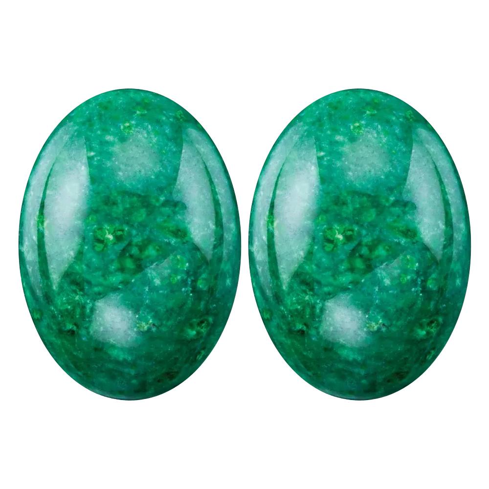 Natural Loose Oval Cabochon Jadeite Jade