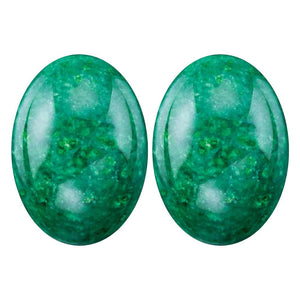 Natural Loose Oval Cabochon Jadeite Jade