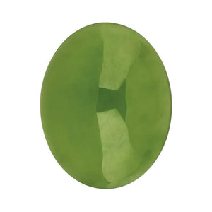 Natural Loose Oval Cabochon Nephrite Jade
