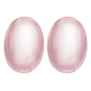 Natural Oval Cabochon Cut Loose Rose Quartz