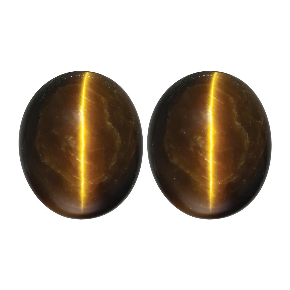 Natural Oval Cabochon Loose Tiger's Eye