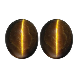Natural Oval Cabochon Loose Tiger's Eye