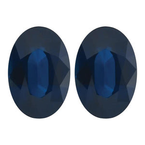Natural Oval Loose Blue Sapphire