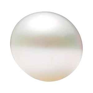 Oval Undrilled White South Sea Cultured Pearl