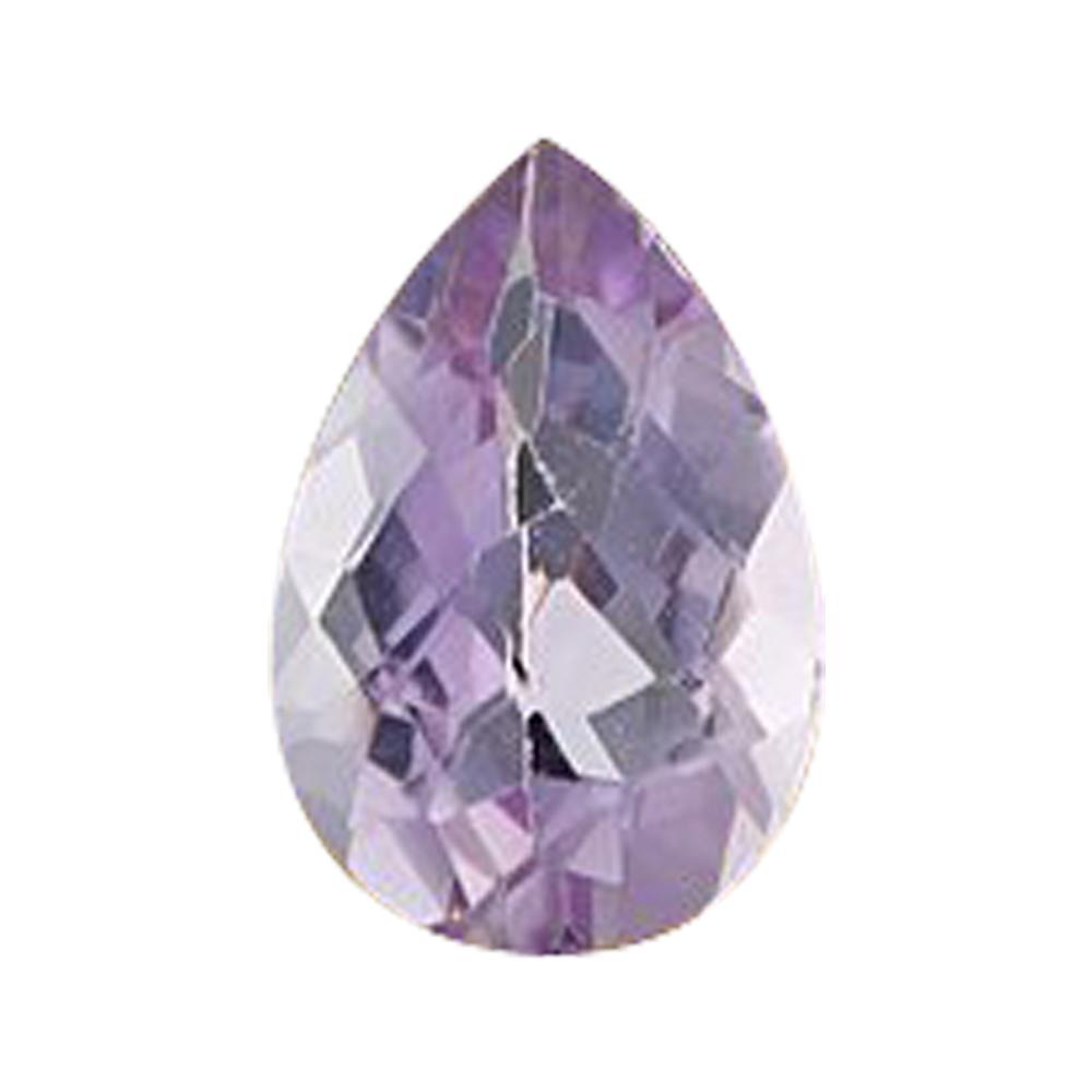 Loose Rose Amethyst Pear Shape Gemstone Available in 5x3mm - 14x9mm