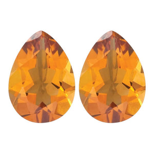 Natural Yellow Citrine Pear Cut