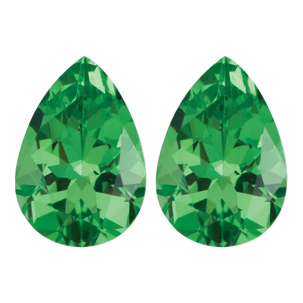 Tsavorite Garnet Pear Cut