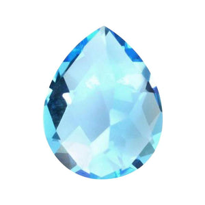 Swiss Blue Topaz Pear Cabochon Cut