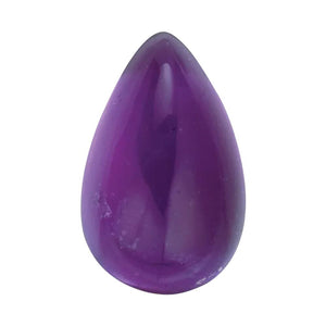 Natural Loose Amethyst Pear Cabochon Cut