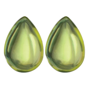 Natural Pear Cabochon Loose Peridot