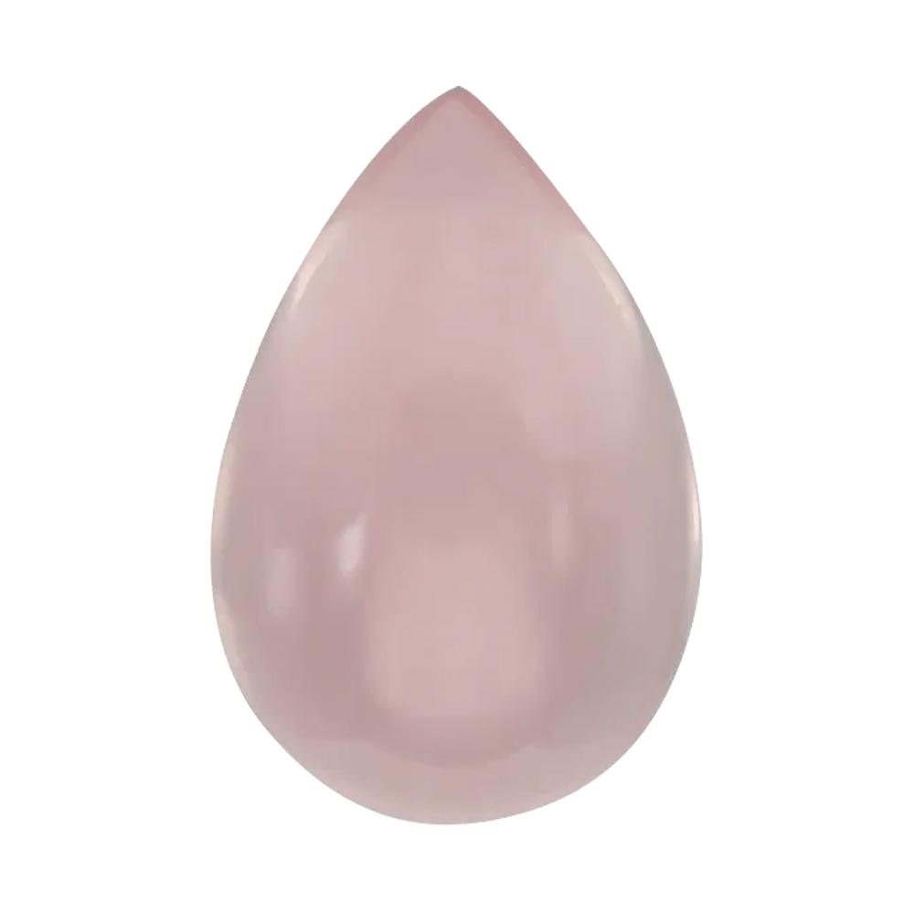Natural Pear Cabochon Cut Loose Rose Quartz