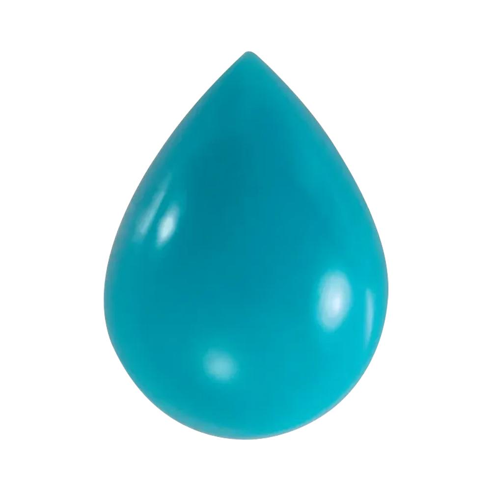 Natural Turquoise Pear Shape Calibrated Cabochon Available in 5x3MM-9x6MM