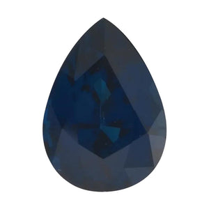 Natural Pear Loose Blue Sapphire
