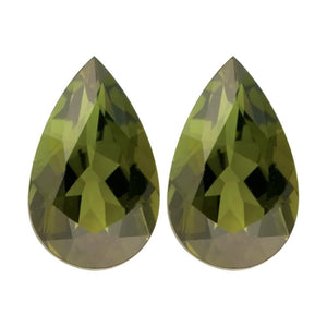Natural Pear Loose Green Tourmaline