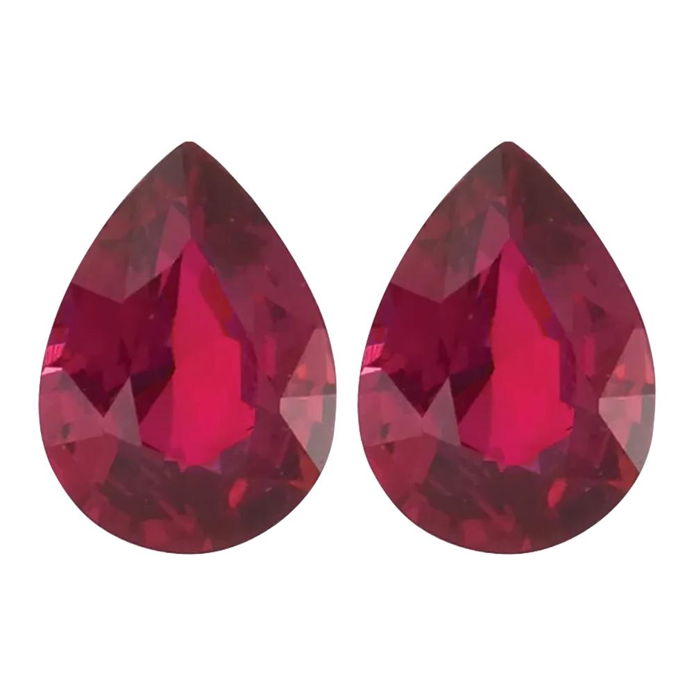 Natural Pear Loose Ruby