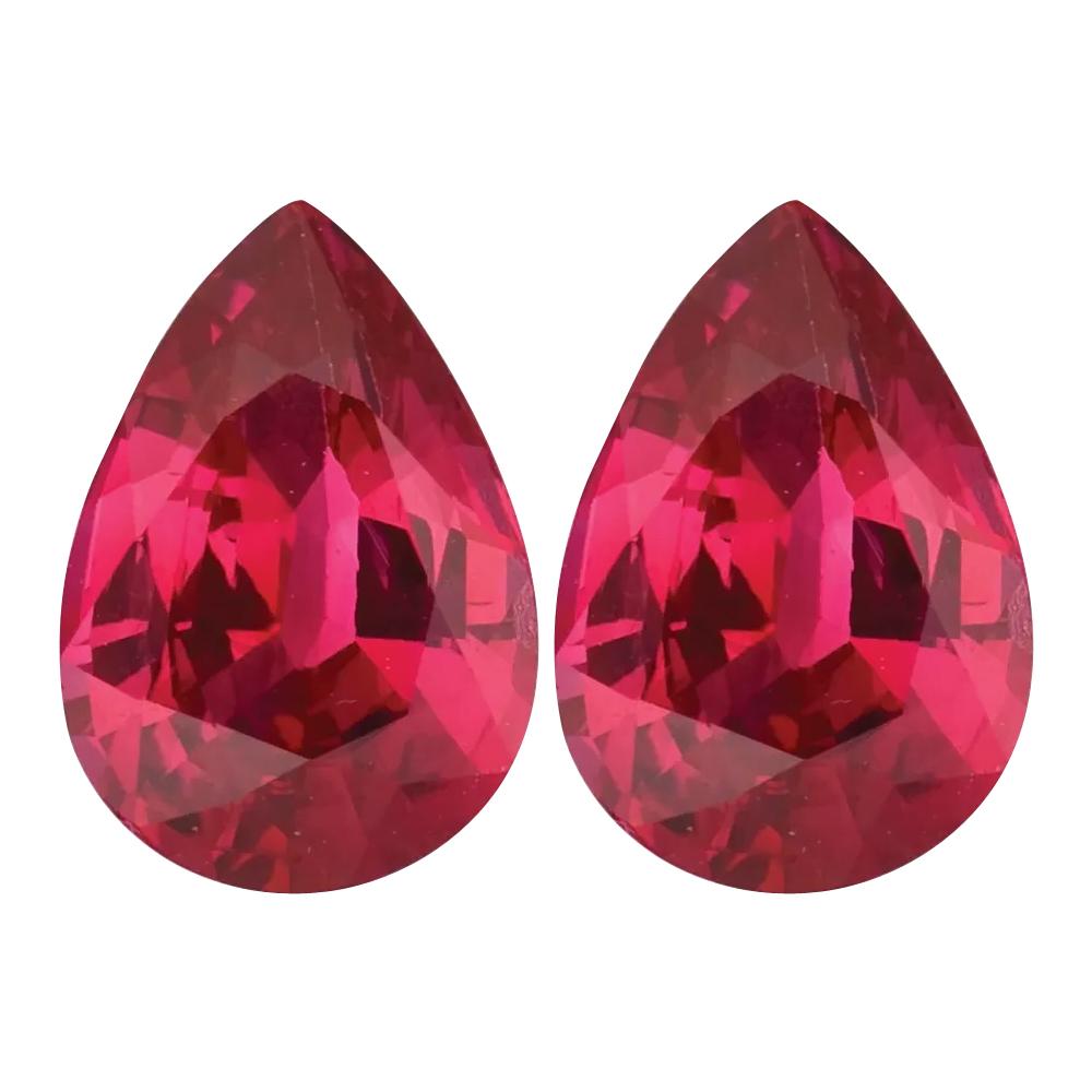 Natural Pear Loose Ruby