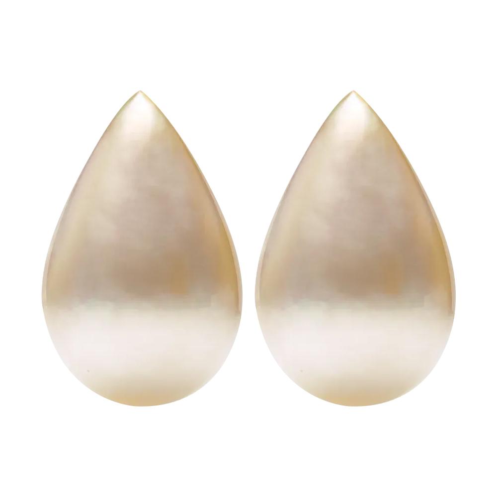 Pear White Mabe Cultured Pearl