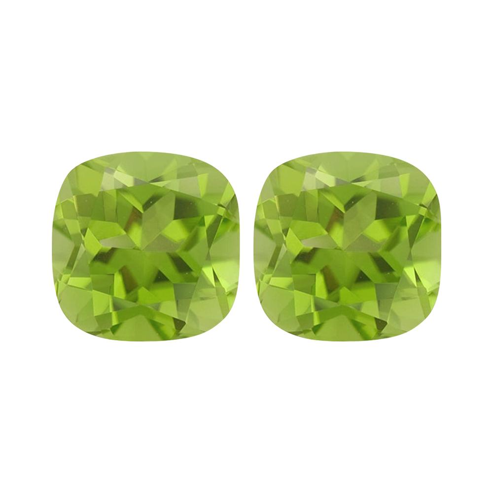 Natural Cushion Shape Loose Peridot